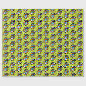 Dexter "Eureka!" Halftone Callout Graphic Geschenkpapier (Flach)