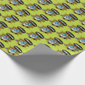 Dexter "Eureka!" Halftone Callout Graphic Geschenkpapier (Ecke)