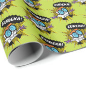 Dexter "Eureka!" Halftone Callout Graphic Geschenkpapier (Rolleneckpunkt)