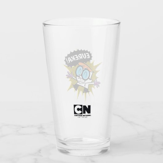 Dexter "Eureka!" Halftone Callout Graphic Glas (Rückseite)