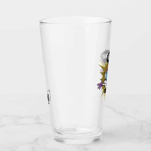 Dexter "Eureka!" Halftone Callout Graphic Glas (Rechts)