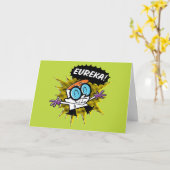 Dexter "Eureka!" Halftone Callout Graphic Karte (Gelbe Blume)