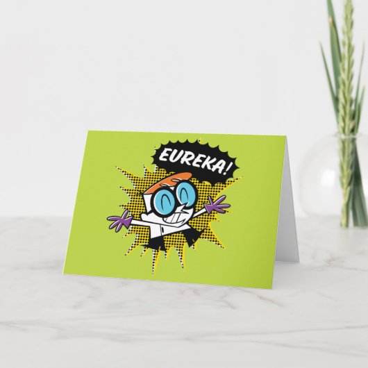 Dexter "Eureka!" Halftone Callout Graphic Karte (Vorderseite)