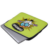 Dexter "Eureka!" Halftone Callout Graphic Laptopschutzhülle (Vorne Knopf)