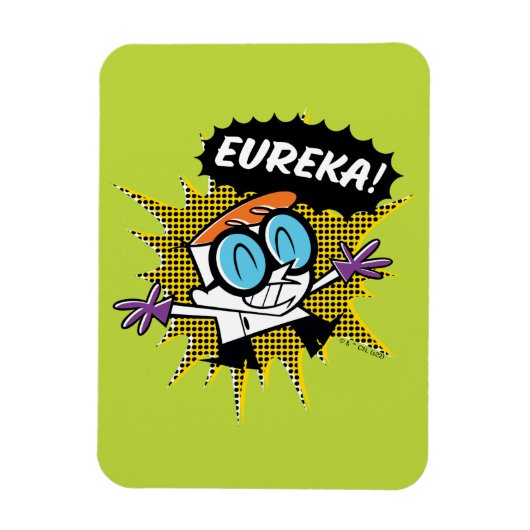 Dexter "Eureka!" Halftone Callout Graphic Magnet (Vertikal)