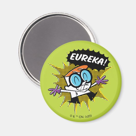 Dexter "Eureka!" Halftone Callout Graphic Magnet (Vorderseite/Rückseite)