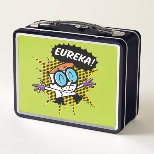 Dexter "Eureka!" Halftone Callout Graphic Metall Brotdose (Rückseite)