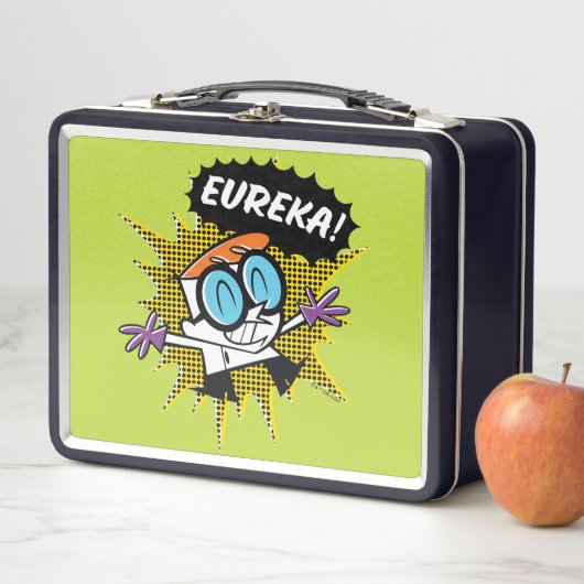 Dexter "Eureka!" Halftone Callout Graphic Metall Brotdose (Beispiel)