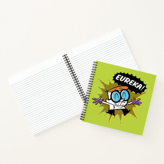 Dexter "Eureka!" Halftone Callout Graphic Notizblock (Innenseite)
