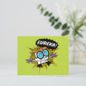 Dexter "Eureka!" Halftone Callout Graphic Postkarte (Stehend Vorderseite)