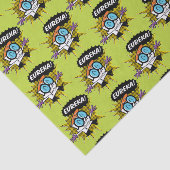 Dexter "Eureka!" Halftone Callout Graphic Seidenpapier (Ausschnitt)