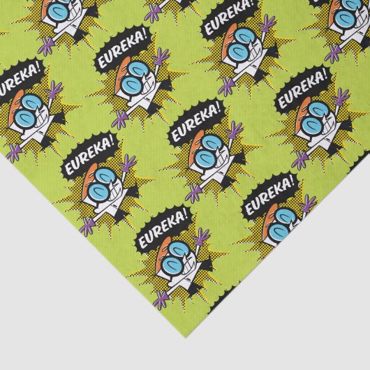 Dexter "Eureka!" Halftone Callout Graphic Seidenpapier (Ausschnitt)