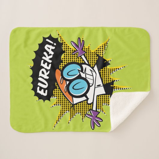 Dexter "Eureka!" Halftone Callout Graphic Sherpadecke (Vorderseite (Horizontal))