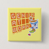Dexter "Genius at work" Button (Vorderseite)