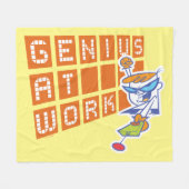 Dexter "Genius At Work" Fleecedecke (Vorderseite (Horizontal))