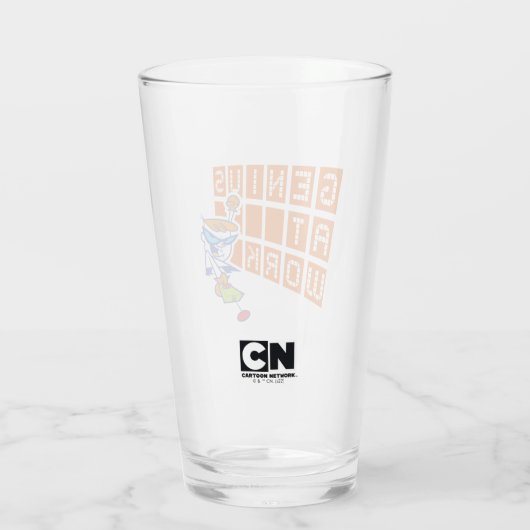 Dexter "Genius At Work" Glas (Rückseite)