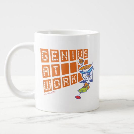 Dexter "Genius At Work" Jumbo-Tasse (Links)