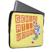 Dexter "Genius at work" Laptopschutzhülle (Vorne Rechts)