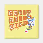 Dexter "Genius at work" Magnet (Vorne)