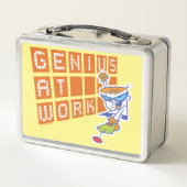 Dexter "Genius At Work" Metall Brotdose (Rückseite)