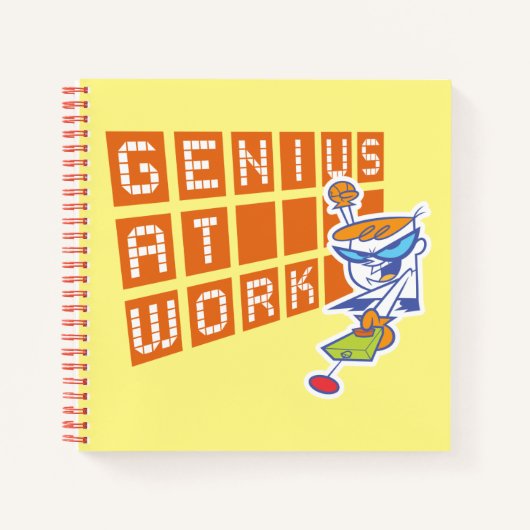 Dexter "Genius At Work" Notizblock (Vorderseite)
