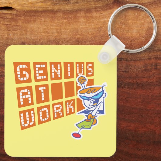 Dexter "Genius At Work" Schlüsselanhänger (Rückseite)