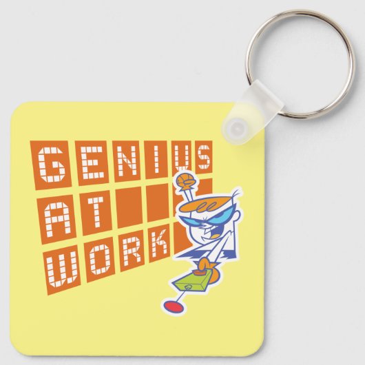 Dexter "Genius At Work" Schlüsselanhänger (Rückseite)