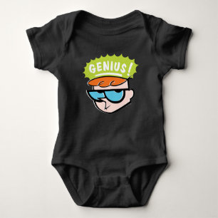Dexter "Genius" Callout Graphic Baby Strampler