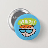 Dexter "Genius" Callout Graphic Button (Vorne & Hinten)