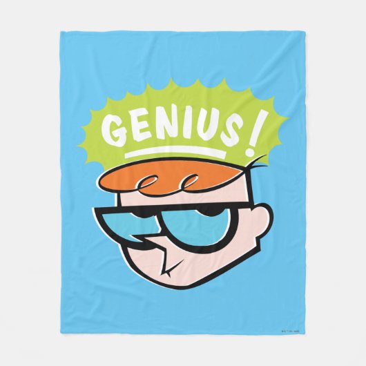 Dexter "Genius" Callout Graphic Fleecedecke (Vorderseite)