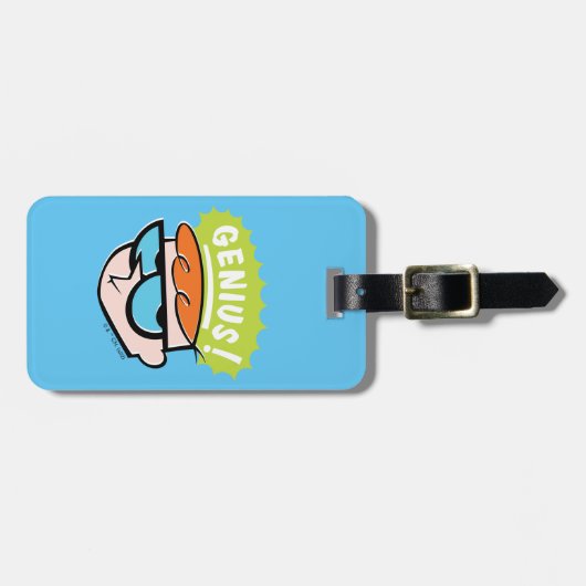 Dexter "Genius" Callout Graphic Gepäckanhänger (Vorderseite horizontal)