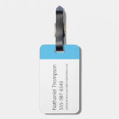 Dexter "Genius" Callout Graphic Gepäckanhänger (Rückseite vertikal)