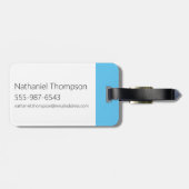 Dexter "Genius" Callout Graphic Gepäckanhänger (Rückseite horizontal)