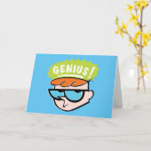 Dexter "Genius" Callout Graphic Karte (Gelbe Blume)