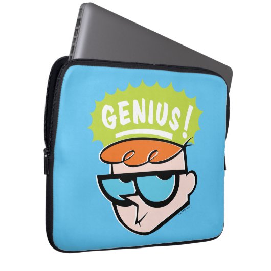 Dexter "Genius" Callout Graphic Laptopschutzhülle (Vorne Rechts)