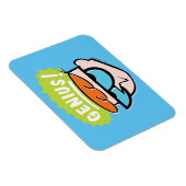 Dexter "Genius" Callout Graphic Magnet (Rechte Seite)