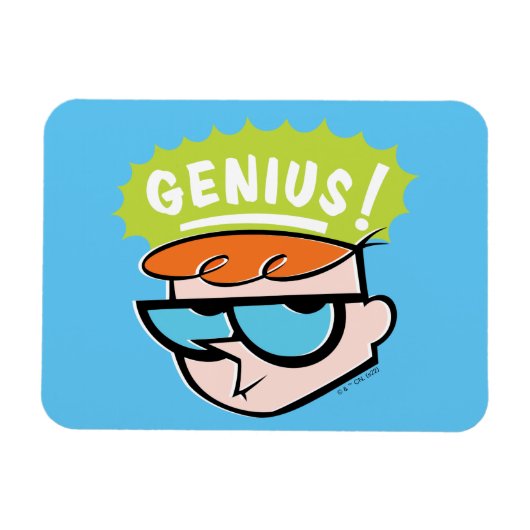 Dexter "Genius" Callout Graphic Magnet (Horizontal)