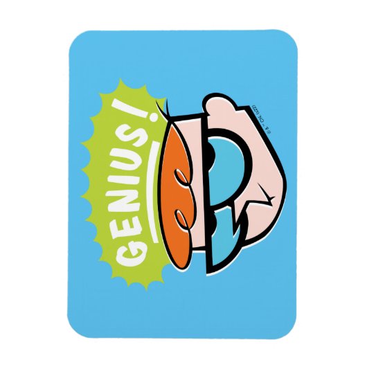 Dexter "Genius" Callout Graphic Magnet (Vertikal)
