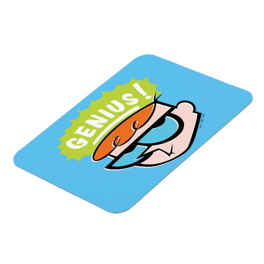 Dexter "Genius" Callout Graphic Magnet (Linke Seite)