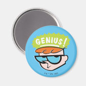 Dexter "Genius" Callout Graphic Magnet (Vorderseite/Rückseite)