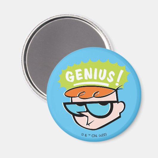 Dexter "Genius" Callout Graphic Magnet (Vorderseite/Rückseite)