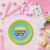 Dexter "Genius" Callout Graphic Pappteller (Party)