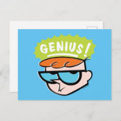 Dexter "Genius" Callout Graphic Postkarte (Vorne/Hinten)
