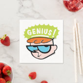 Dexter "Genius" Callout Graphic Serviette (Beispiel)