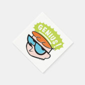 Dexter "Genius" Callout Graphic Serviette (Ecke)