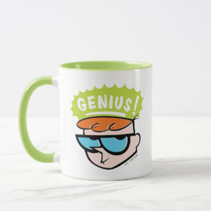 Dexter "Genius" Callout Graphic Tasse