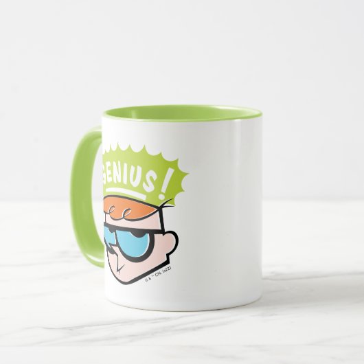 Dexter "Genius" Callout Graphic Tasse (Vorderseite Links)