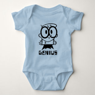 Dexter "Genius" Kontur Graphic Baby Strampler