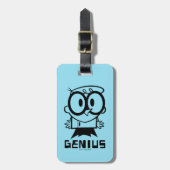 Dexter "Genius" Kontur Graphic Gepäckanhänger (Vorderseite vertikal)