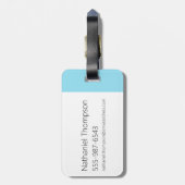 Dexter "Genius" Kontur Graphic Gepäckanhänger (Rückseite vertikal)